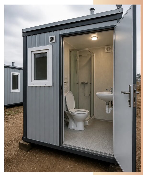 Бытовки с санузлом и душем в Урюпинске по цене от 257525 р. | БытовкаПрофи-Рюп