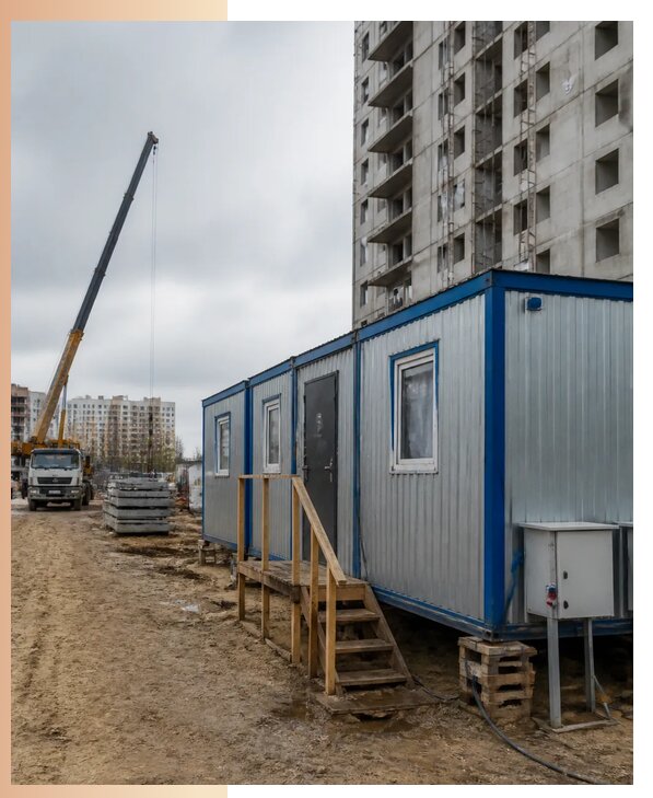 Аренда строительных вагончиков для рабочих в Урюпинске
